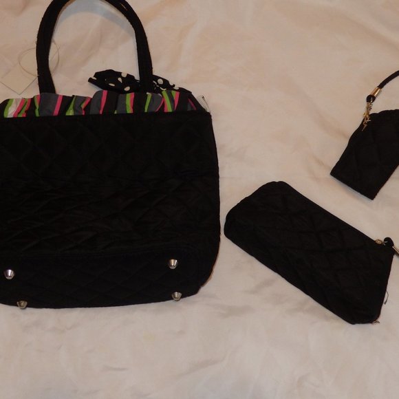 Black Cotton Photo Purses - Picture 2 of 7